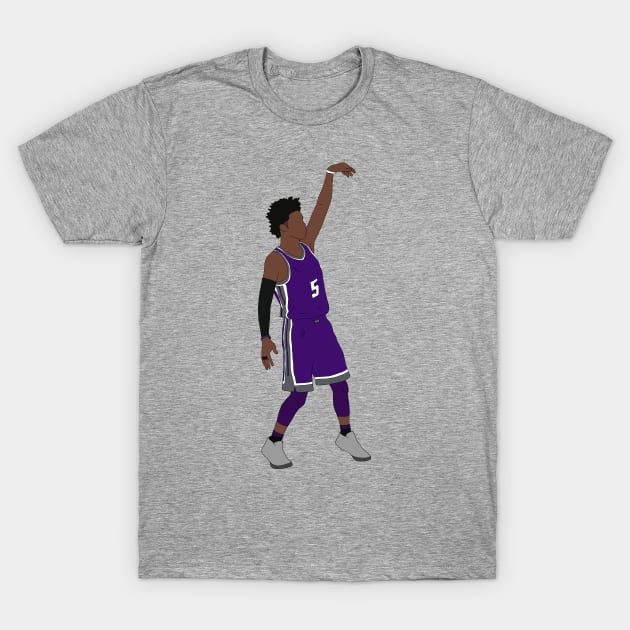 De'Aaron Fox "Hold It" T-Shirt by rattraptees